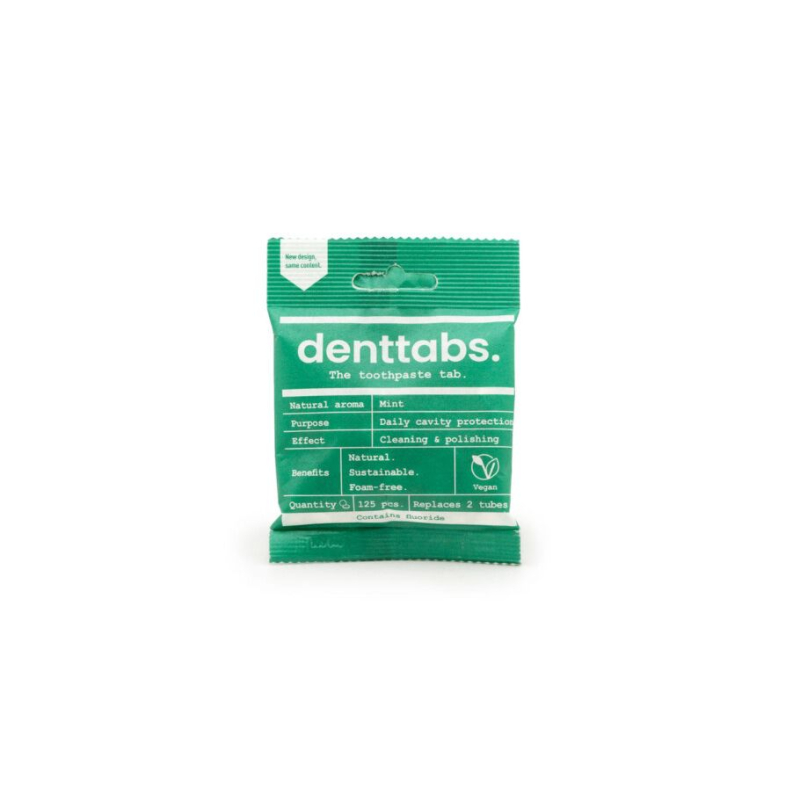 DentTabs - Tandpasta Tabletten Met Fluor (Mint) - Denttabs